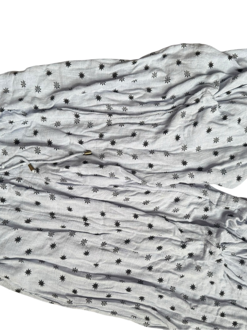 Free People This Love Cotton Light Blue Star Print - Picture 4 of 8